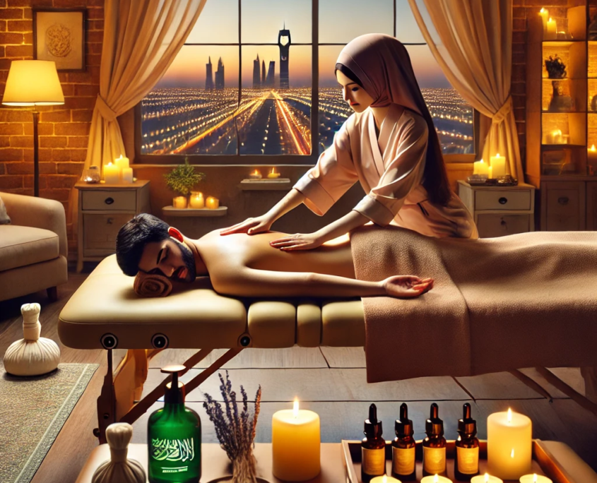 مساج منزلي شمال الرياض